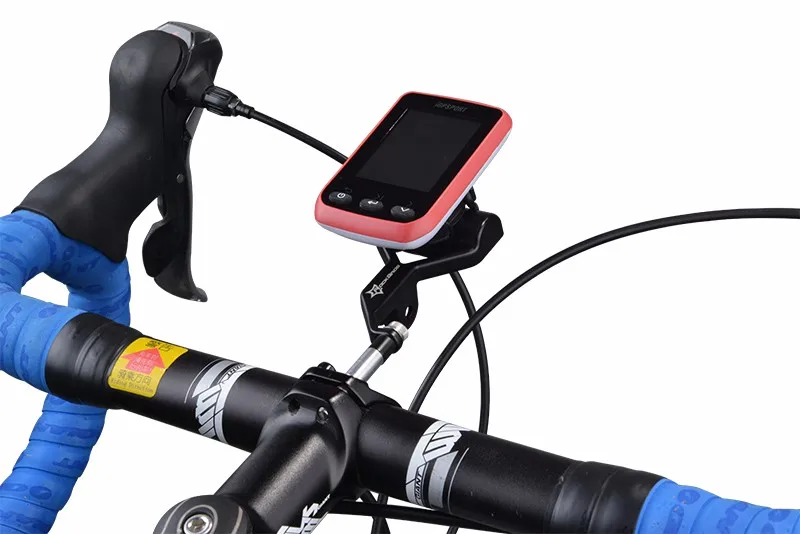 ROCKBROS алюминиевый сплав велосипед руль расширенный держатель для спидометра свет телефон на велосипеде аксессуары вытянутое крепление
