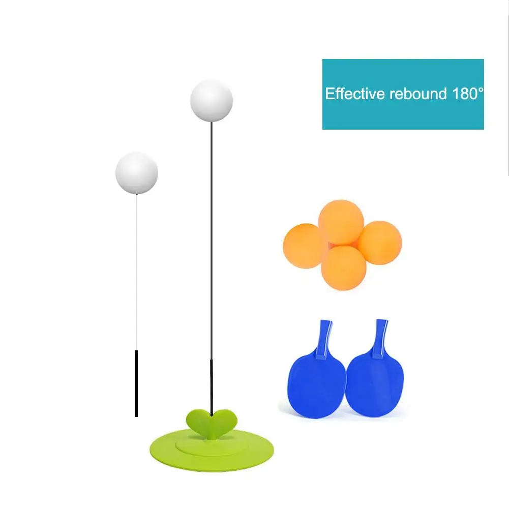 Набор для настольного тенниса, мягкий вал, тренировочная машина, эластичность, для детей, взрослых, пинг-понг, тренировочный тренажер для внутреннего и наружного использования