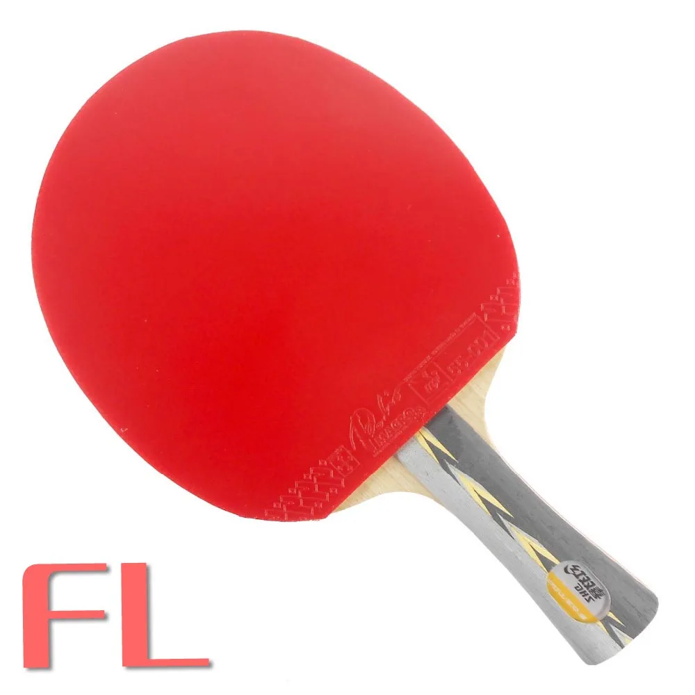 FL Pro настольный теннис/PingPong комбинированная ракетка: DHS POWER. G7 PG.7 PG7 PG 7 с Palio BLIT'Z/MACRO ERA Long Shakehand FL - Цвет: FL