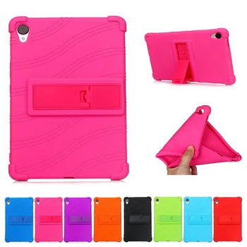 

Drop Resistance Falling Stand Soft Silicone Case for Huawei MediaPad M6 8.4 2019 VRD-W09 VRD-AL09 Tablet protect case+film+pen