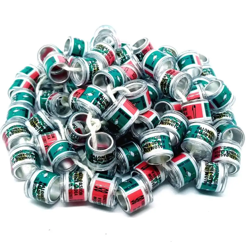 Новый стиль пластиковые колечки для голубей 2020 8 мм полоски ткани на ноги