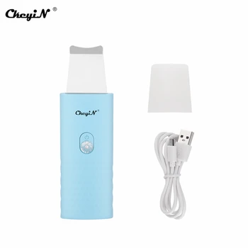 

CkeyiN Ultrasonic Skin Scrubber Deep Face Cleaning Machine Peeling Shovel Facial Pore Cleaner Face Skin Scrubber Lift Machine
