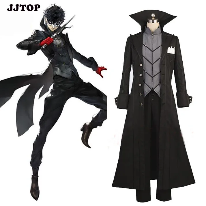Persona 5 косплей одежда P5 джокер костюм куртка Ren Amamiya полный комплект Akira Kurusu комбинезон униформа одежда, костюм на Хеллоуин