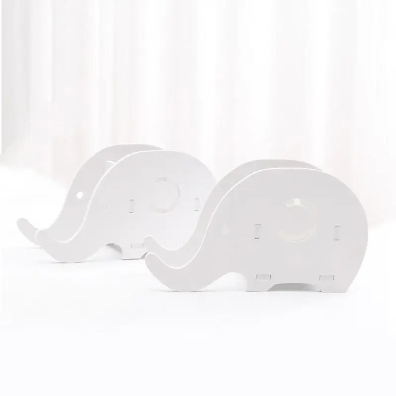 Wood Storage Box Elephant Shaped Holder Container Birthday Present Gift