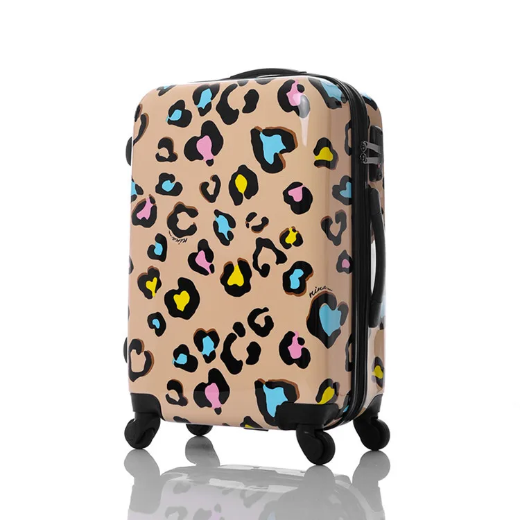 Дорожная тележка универсальный колесный багаж Цвет Леопард шаблон багаж сумка напрямую от производителя Продажа Путешествия Lugguge продажа
