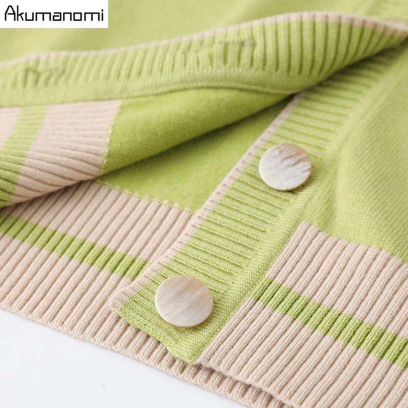 Вязаный женский свитер кардиган Весна O-nekc простой прямой низ одежды Sweate зеленый кардиган для женщин плюс размер 5xl