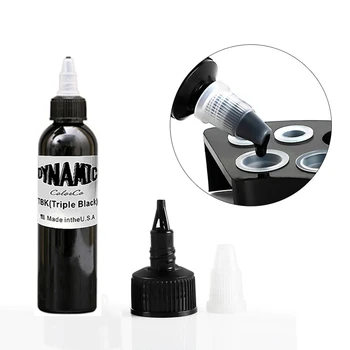 

2020 New Dynamic Triple Black Pigment Tattoo 4oz Tattoo Pigment Ink Body Color Drawing Teng Black Tattoo Equipment