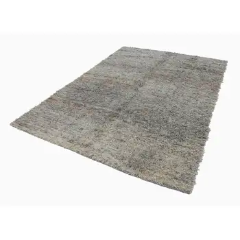 

207x290 Cm Grey Handmade Modern Area Rug-7x9 Ft