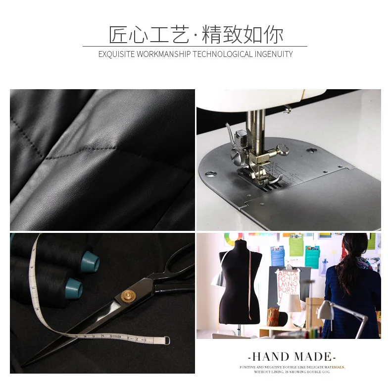 Haining осень новая натуральная кожа овчины женский корейский издание мода норки меховой воротник пальто T
