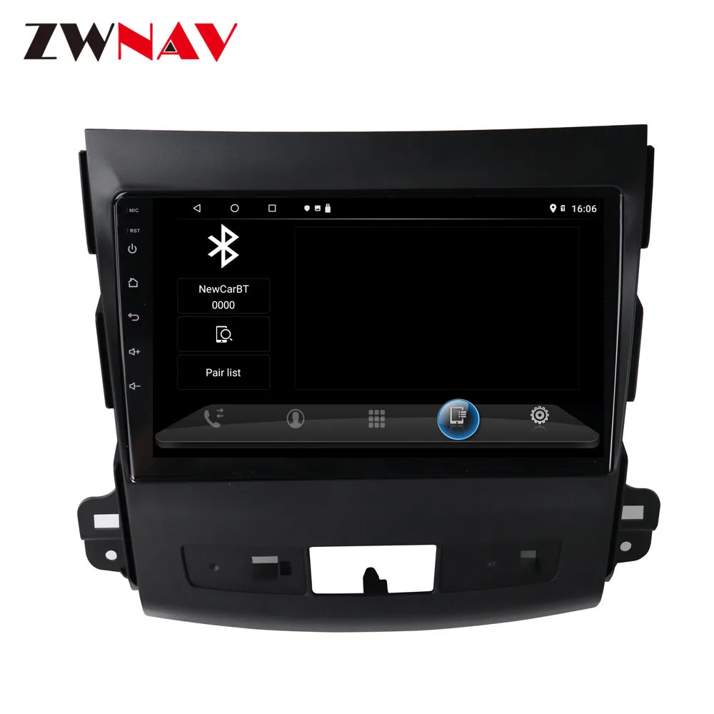 Sale Android 9 Car No DVD player GPS Navigation for Mitsubishi Outlander/Citroen C-Crosser/Peugeot 4007 radio tape recorder head unit 15