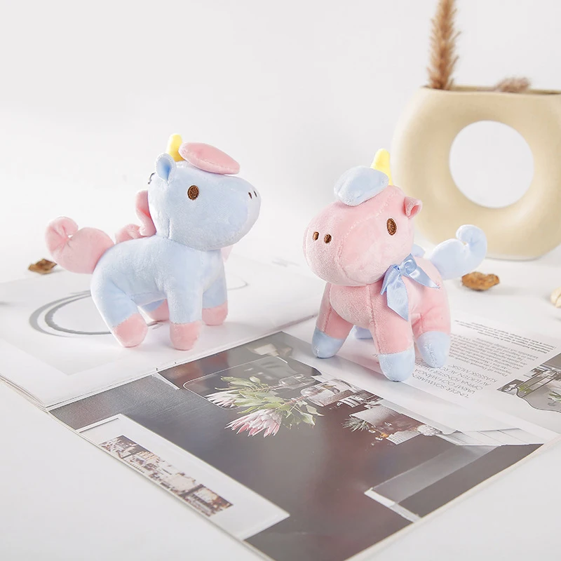 12 см милый рисунок единорога плюшевые игрушки мягкие игрушки/животные игрушки для детей девочек подарок плюшевые единорога Peluche Juguetes Licorne