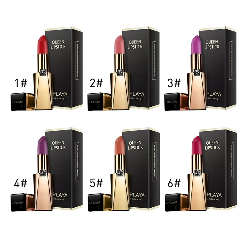 Роскошная королевская шелковистая Матовая жидкая помада с эффектом ...