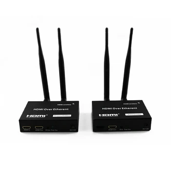 

Wireless HDMI Extender 200M 1080P 60HZ 2.4G/5G Wireless HDMI Transmitter Receiver TCP/IP for PS4 PC Laptop HDTV(EU Plug)
