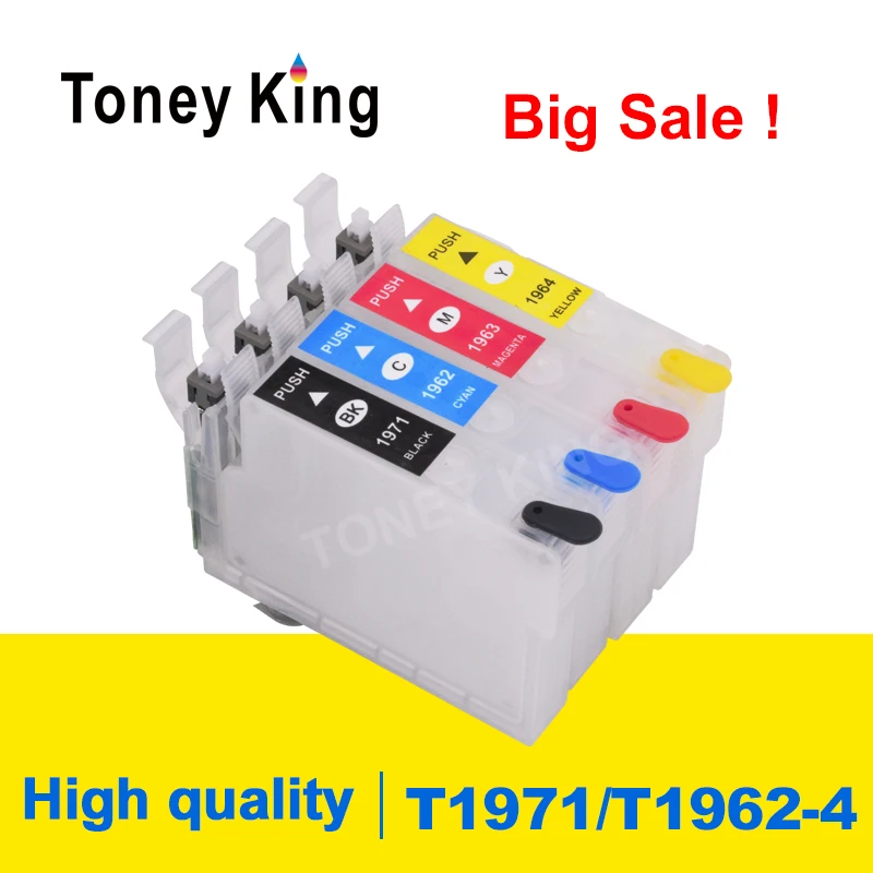 Toney universal (король Заправка картриджей T1971 T1972 T1973 T1974 для Epson Expression XP-101 201 211 401 204 104 214