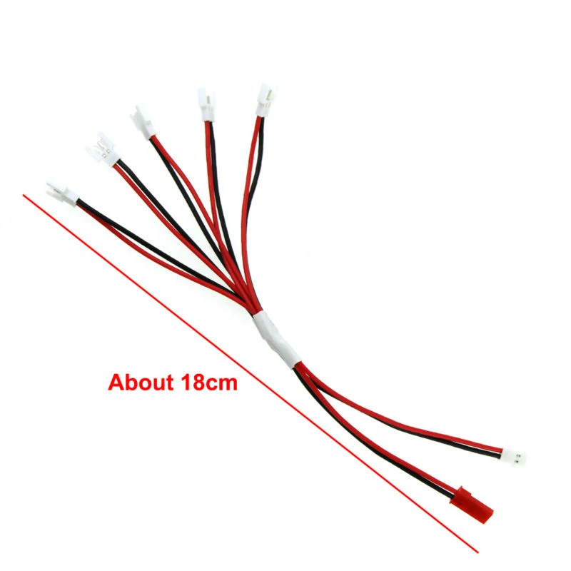 Зарядный кабель USB от 1 до 5 для V930 V977 V966 V988 Hubsan X4 H107 l C H109S JXD385 FY310B Syma X5 X11 X3}|Детали и
