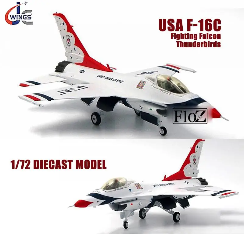JC Крылья США F-16C бои Сокол Thunderbirds 1/72 литая модель самолета