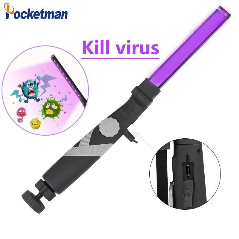 UV Sterilizer Lamp Rechargeable Home Portable Ultraviolet Disinfection Bactericidal UVC Germicidal Flashlig | Освещение