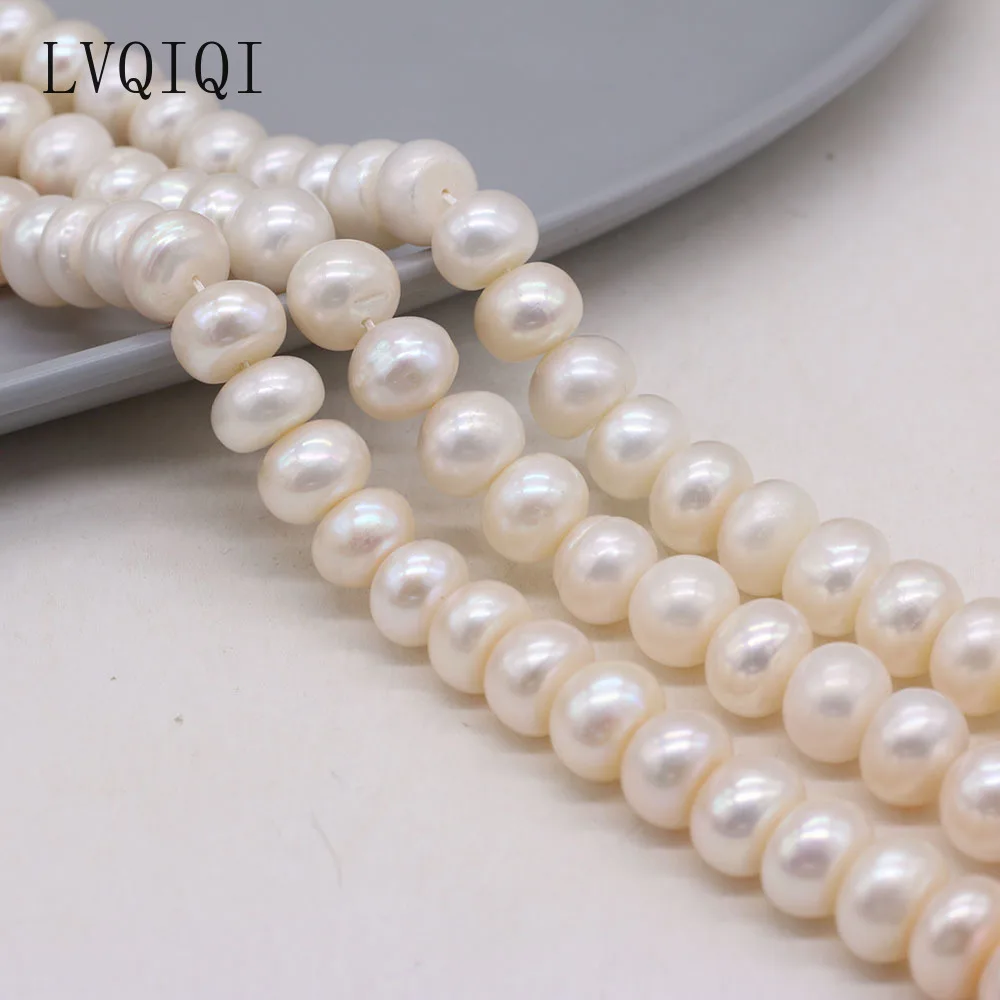 

Top Quality Natural Freshwater White Pearl Abacus Beads Loose Pearls For Jewelry Making DIY Charms Bracelet Necklace Accessories