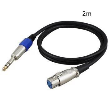 

Accessories Balanced 3 Pin Jack Microphone Connector HIFI Soft 6.35mm Male To XLR Female Audio Cable Instrument Stereo