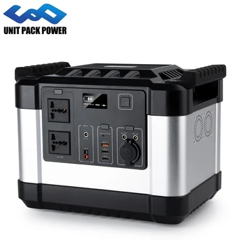 Generador de energÃa portátil de 1000W, con inversor integrado, respaldo de emergencia, estación con AC/DC/USB/tipo-c, salida múltiple, fuente de alimentación para exteriores 1