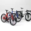 NEW Delicate Crazy Magic Finger Bike Alloy Bicycle Model 1:10 Bicycle Bend Road Mini Racing Toys Adult Collection Gifts 17.5CM ► Photo 1/6