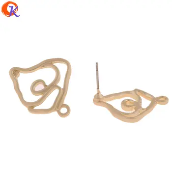 

Cordial Design 100Pcs 18*21MM Jewelry Accessories/Earring Stud/Matte Gold/Irregular Shape/Hand Made/DIY Making/Earring Findings