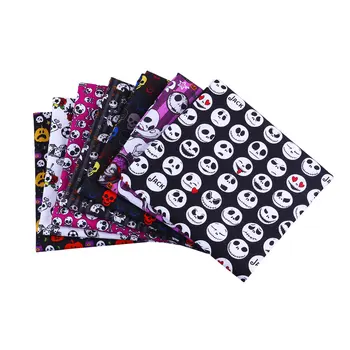 

50*145CMHalloween pattern100 percent cotton fabric for Tissue Kids Bedding home textile Textile for Sewing Doll Dress