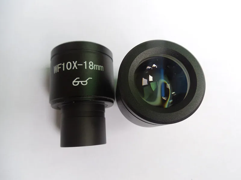 

High Eyepoint Eyepiece WF10X/18mm Wide Angle Biological Microscope Eyepiece Compound /w Mounting + Cross Reticle 23.2mm size