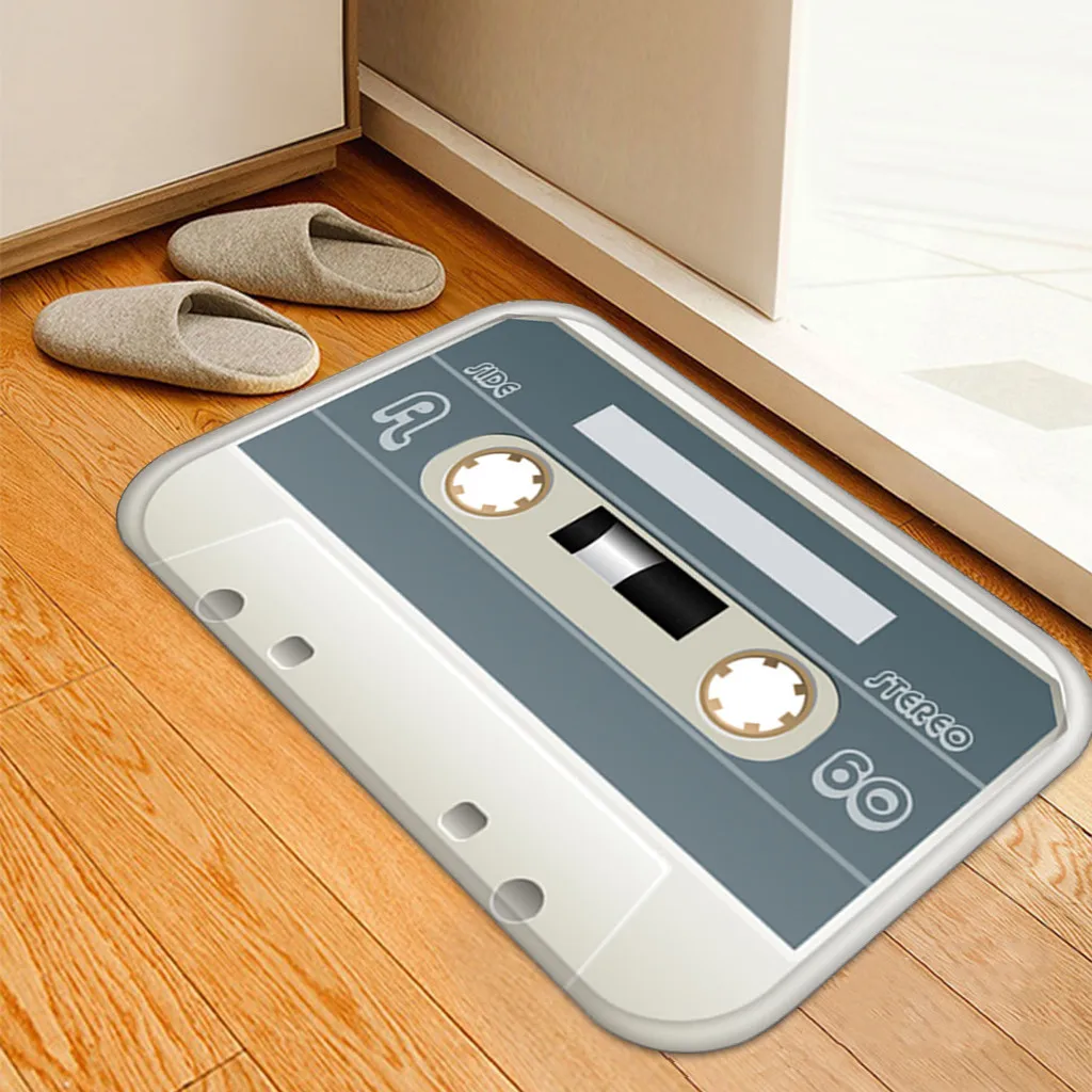 ISHOWTIENDA лента кассета образец ленты ковра дома прихожая спальня полиэстер нескользящий коврик для ванной комнаты 40X60 см# a729y40 - Цвет: E