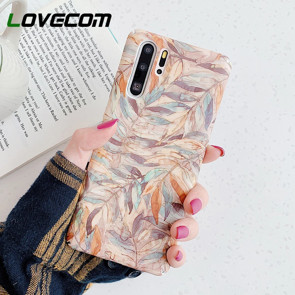 Чехол для телефона в стиле ретро с акварельными листочками Huawei Mate 30 P20 P30 Lite Pro 20