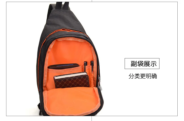Tanluhu New Style Large-Volume Chest Bag Shoulder Bag Men And Women Outdoor Travel Bag Shoulder Bag Waterproof a Generation of F