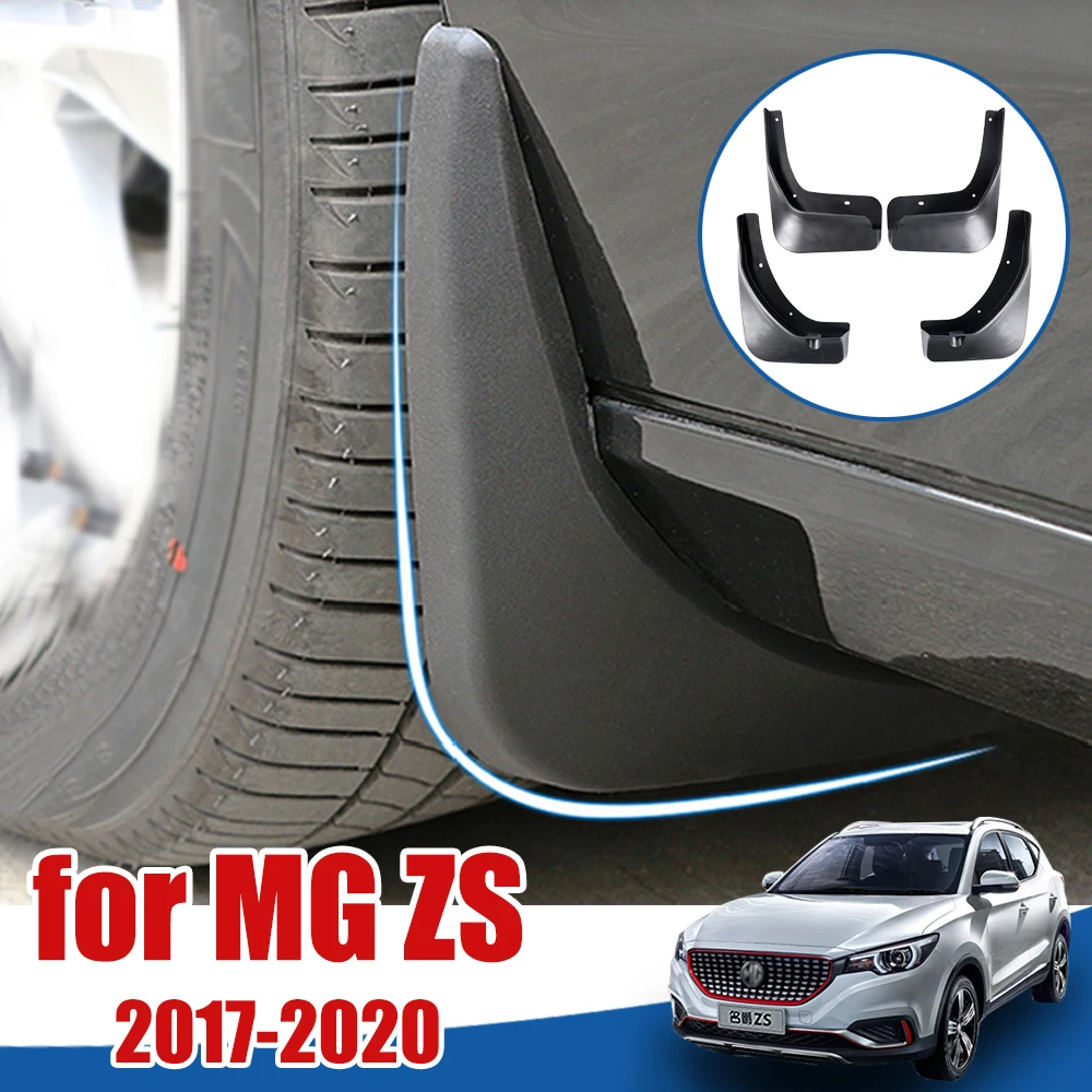 4 шт. спереди и сзади Брызговики автомобильные для MG ZS 2017 2018 2019 2020 Fender брызговик MGZS закрылки всплеск клапаном