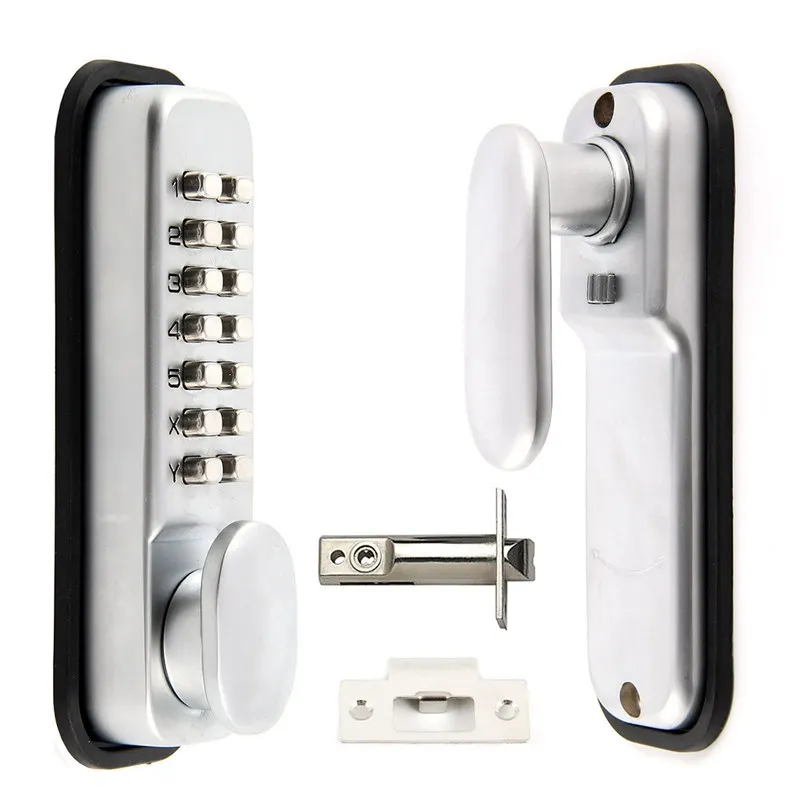 Цифрового замка двери Кнопка ключ для дверного замка код прокладки Комбинации доступ механический без ключа