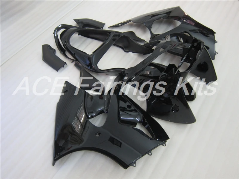 ABS Полный Обтекатель подходит для Kawasaki ZX6R 2000 2001 2002 мотоцикл Обтекатели ZX-6R 00 01 02 Ninja 636 кузов все черные огни