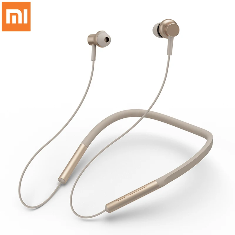 Оригинальные Xiaomi mi наушники с Bluetooth и шейным ремешком, беспроводные наушники Apt-x Hybrid Dual Cell с mi c Bluetooth 4,1 AAC Advanced Audio Coding