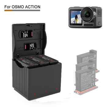 

DJI Osmo Action Charging Kit / TYPE-C / Charging Hub / Protable charger 3 in 1 For OSMO Action Accessories