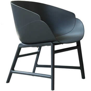 

Nordic Dining Chair Modern Simplicity Bedroom Chair Light Extravagant Restaurant Handrail Black Chairs for Sale