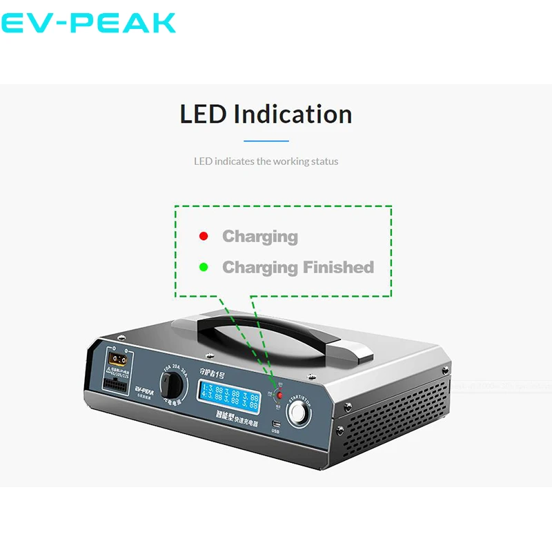 EV-PEAK U1 1000 Вт 30A LiPo промышленный Дрон Смарт баланс зарядное устройство быстрое профессиональное зарядное устройство для сельского дрона