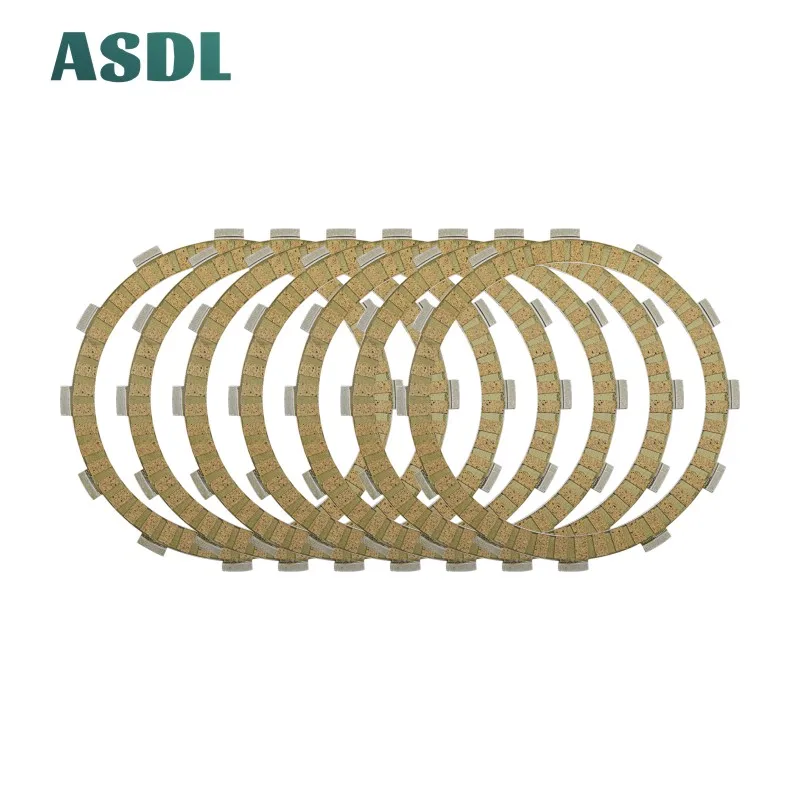 

Motorcycle Engine Parts Clutch Friction Plates Kit For Kawasaki Z 650 KZ650D Z 750 E GT LTD GPZ 750 RA KLV 1000 ZZR 1400 #d