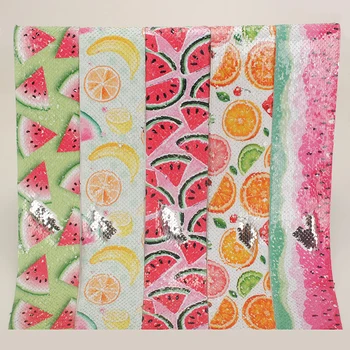 

Winsome 25 Yards 75mm Glitter Pattern Heat Transfer Printed Reversible Sequin Ribbon