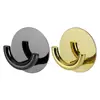 Self Adhesive Black And Gold Wall Hook Porch Living Room Home Kitchen Wall Door Hook Key Rack Kitchen Towel Hanger Zinc Alloy 1