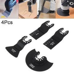 Lame de scie en acier au manganèse, 4 pièce/ensemble, 80mm, 52mm, 32mm, 65, accessoires pour outils électriques, meulage de feuille de bois, coupe d'ongle en PVC 
