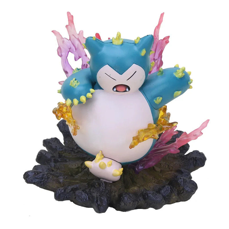 16 см Pokemon Big Figures Snorlax Rampage Ver. ПВХ Фигурки Коллекционная модель куклы игрушки