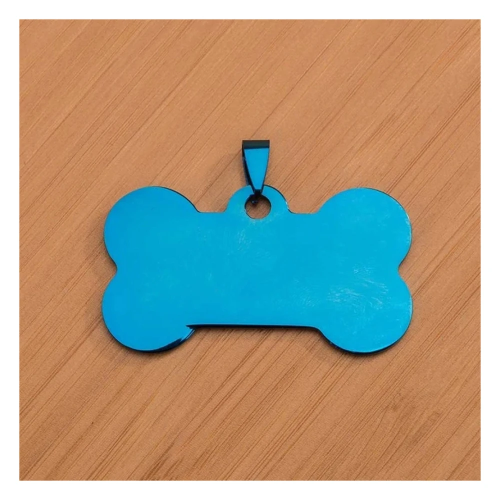Бирки для собак ошейник аксессуары украшения из нержавеющей стали идентификационные бирки для домашних животных для кошек и собак для средних и больших собак с гравировкой