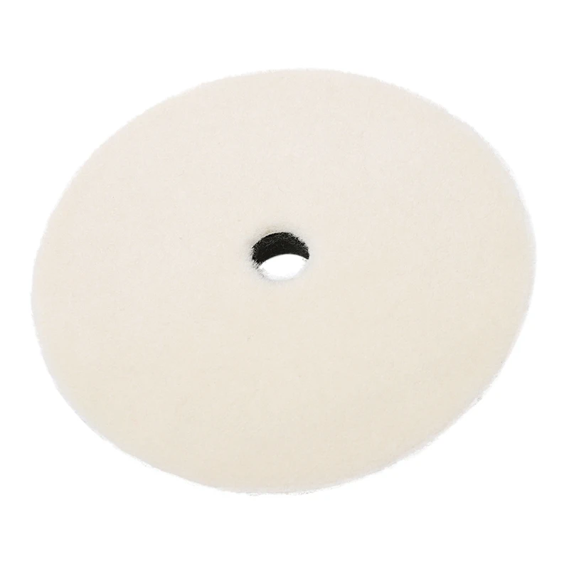 2 pieces of 7 inch wool car polishing pad kit for care cleaning and polishing machine