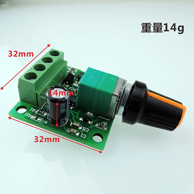10pcs 100%   PWM DC  ӵ Ʈѷ 1.8V 3V 5V 6V 12V2A ӵ  ġ 1803BK  