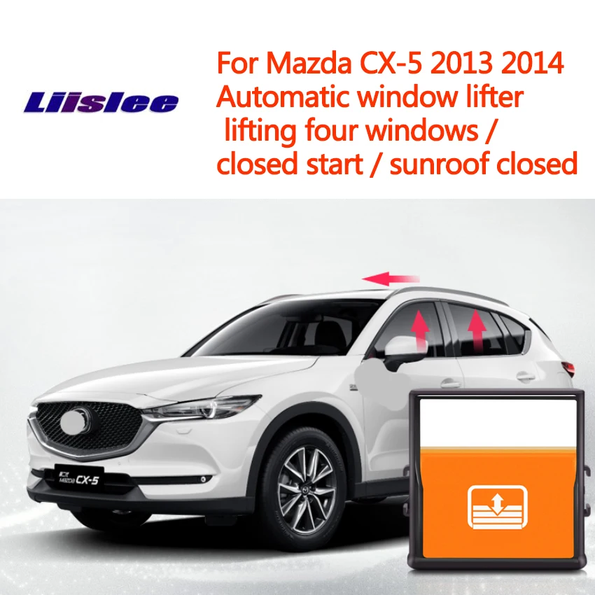

Liislee For Mazda CX-5 2013 2014 Auto parts of the car window folding up and down the automatic window lifter + sunroof closed