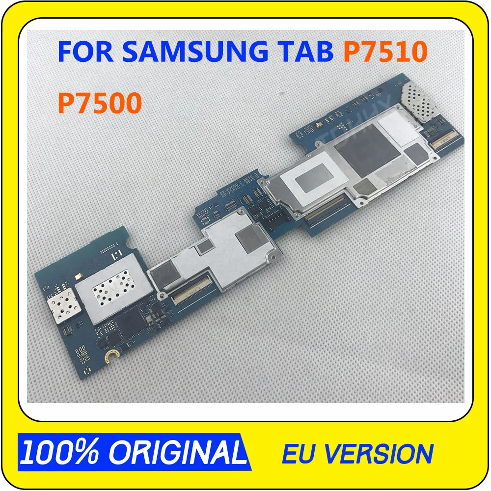 Полностью рабочий разблокированный для Samsung Galaxy Tab 10,1 P7510 P7500 16GB Материнская плата с WiFi логикой материнская плата