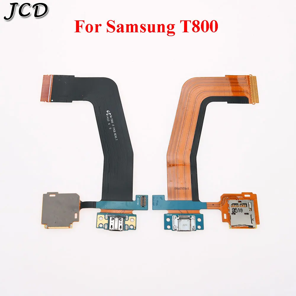 JCD для Samsung Galaxy планшет I8262 T800 T500 T530 P5100 P600 605 N8000 USB разъем микрофонный порт Зарядное устройство Док-станция гибкий кабель - Цвет: For Samsung  T800