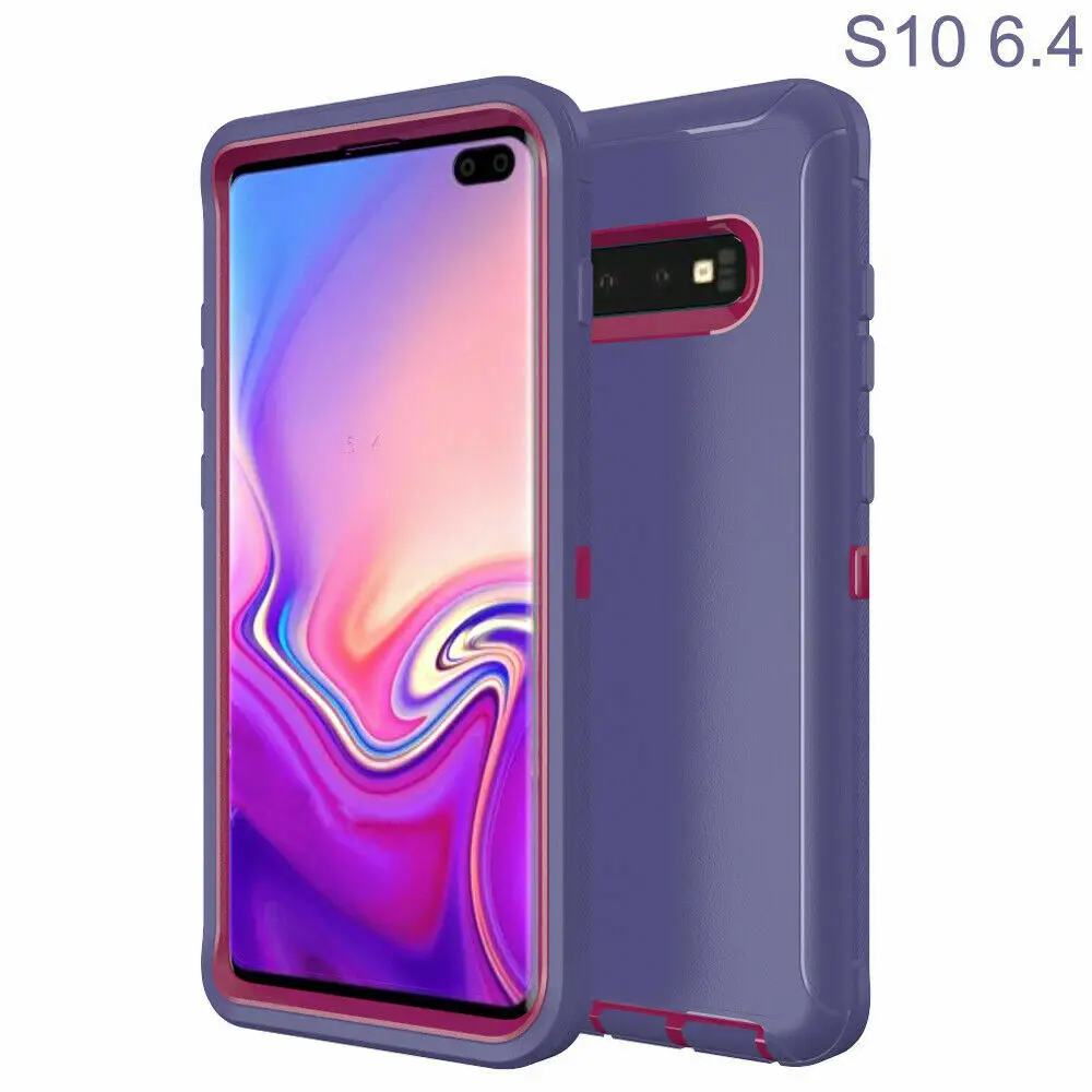 Сверхпрочная Защита для Samsung Galaxy S8 S9 S10 Plus S10 Lite Note 10 9 8 сверхмощный Гибридный противоударный чехол с зажимом